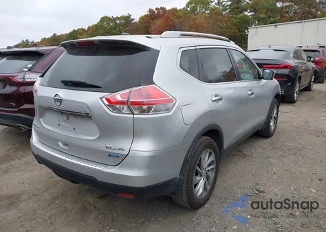 2014 Nissan Rogue Sl z USA, uszkodzony, nr VIN 5N1AT2MV4EC818555
